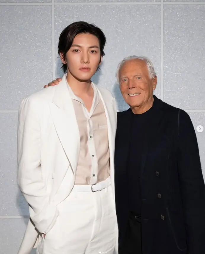 Ji Chang Wook, Giorgio Armani Fall/Winter 2024 Show