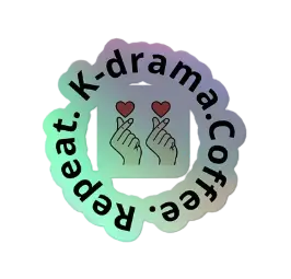 K-drama. Coffee. Repeat. Sticker