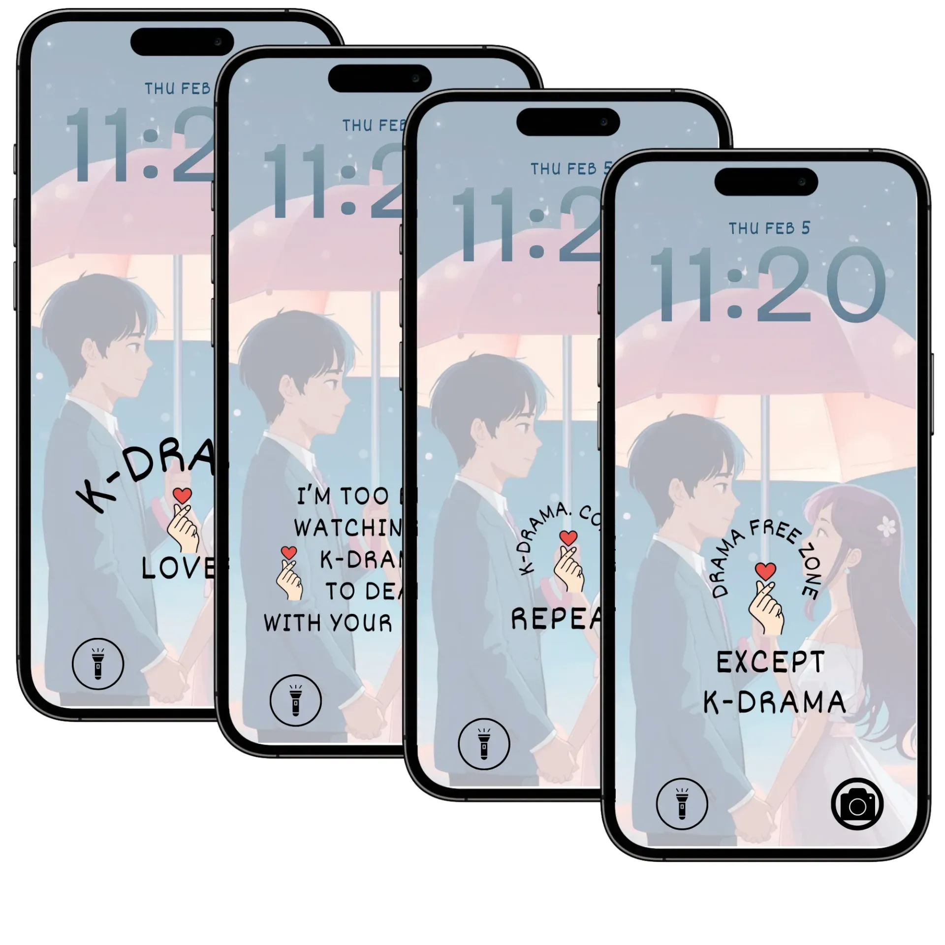The Proposal - 4-Pack Statement Lock Screen Set 1