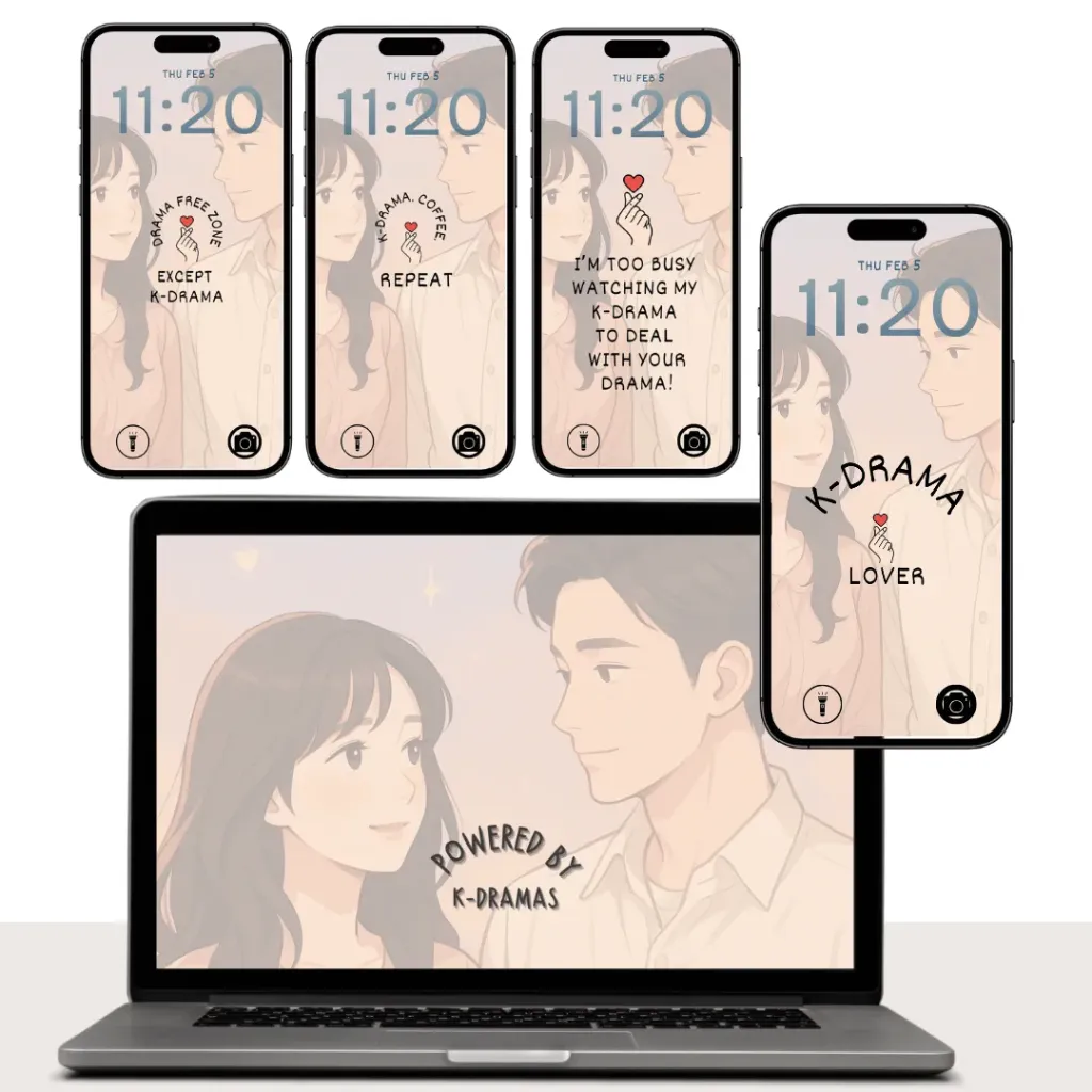 2026 K-Drama Star Birthday Calendar & Lock Screen Set – Quiet Promise Edition