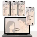 2026 K-Drama Star Birthday Calendar & Lock Screen Set – Quiet Promise Edition