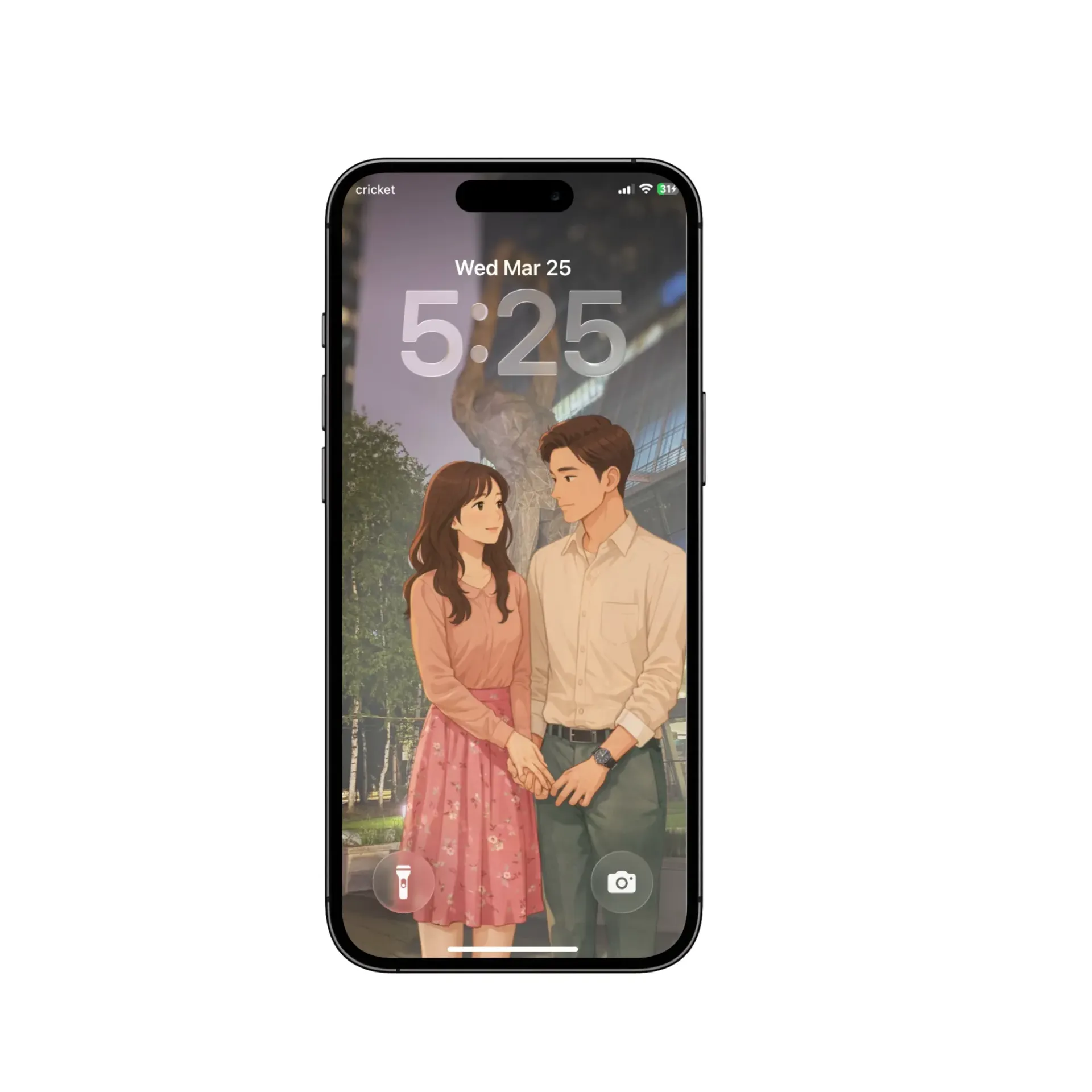 Quiet Promise – Atlas Statue Lock Screen